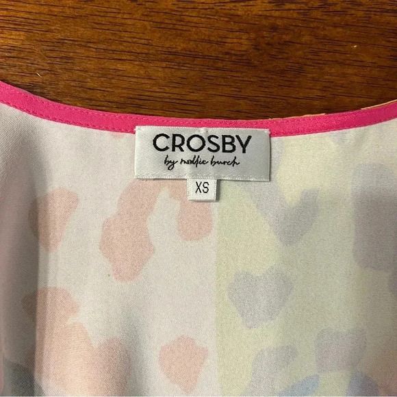 Crosby by Mollie Burch colorful animal print tank size XS - Picture 3 of 9